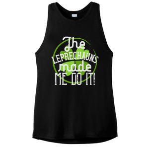 St Patricks Day Gift The Goblins Have Brought Me To This Funny Gift Ladies PosiCharge Tri-Blend Wicking Tank