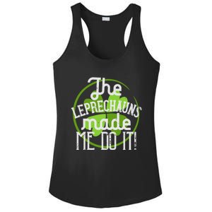 St Patricks Day Gift The Goblins Have Brought Me To This Funny Gift Ladies PosiCharge Competitor Racerback Tank