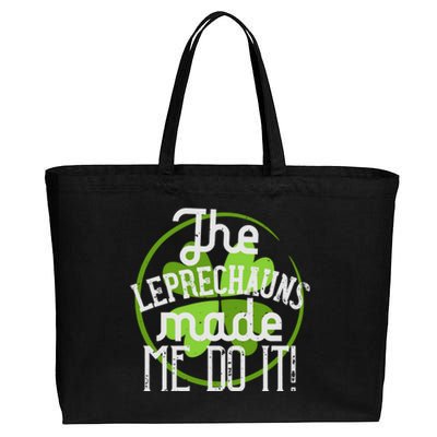 St Patricks Day Gift The Goblins Have Brought Me To This Funny Gift Cotton Canvas Jumbo Tote