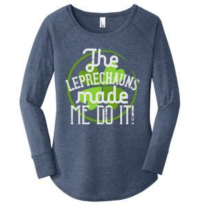 St Patricks Day Gift The Goblins Have Brought Me To This Funny Gift Women's Perfect Tri Tunic Long Sleeve Shirt