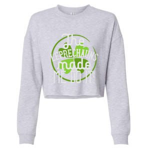 St Patricks Day Gift The Goblins Have Brought Me To This Funny Gift Cropped Pullover Crew