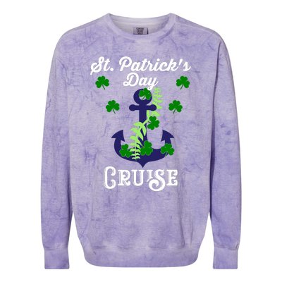 St. PatrickS Day Cruise Colorblast Crewneck Sweatshirt