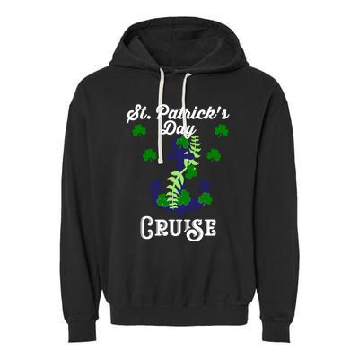 St. PatrickS Day Cruise Garment-Dyed Fleece Hoodie