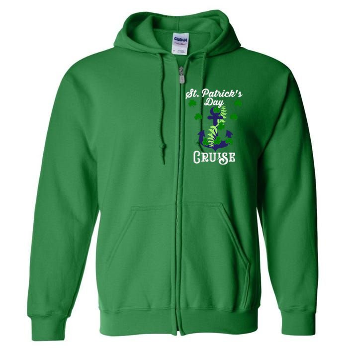 St. PatrickS Day Cruise Full Zip Hoodie