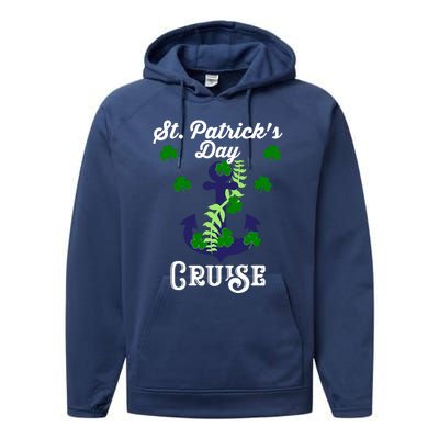 St. PatrickS Day Cruise Performance Fleece Hoodie