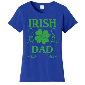 St Patricks Day Proud Irish Dad Clover Shamrock Father Gift Women's T-Shirt