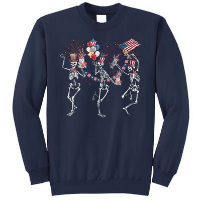 Skeleton Party Dance 4th Of July Sweatshirt