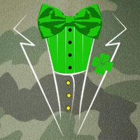 Saint Patrick's Day Irish Funny Tuxedo Costume Pub Legacy Tie Dye Trucker Hat