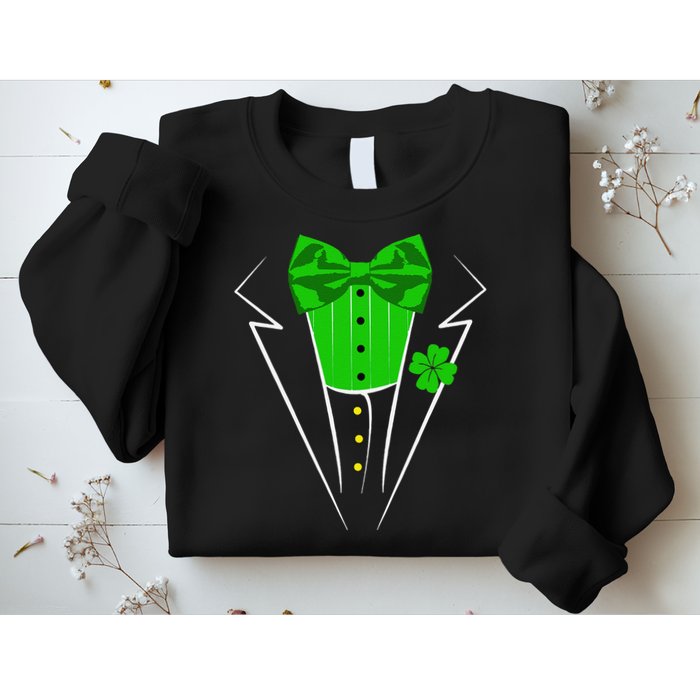 Saint Patrick's Day Irish Funny Tuxedo Costume Pub Sweatshirt