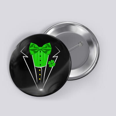 Saint Patrick's Day Irish Funny Tuxedo Costume Pub Button