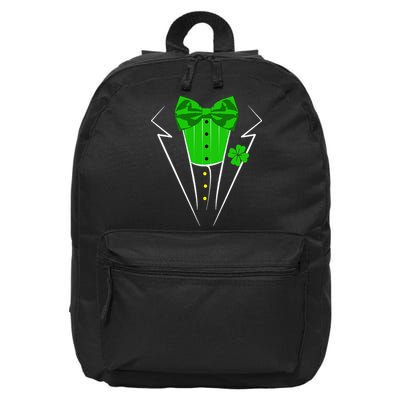 Saint Patrick's Day Irish Funny Tuxedo Costume Pub 16 in Basic Backpack