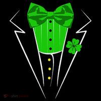 Saint Patrick's Day Irish Funny Tuxedo Costume Pub Poster