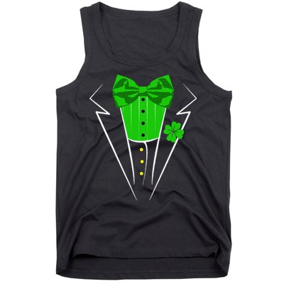 Saint Patrick's Day Irish Funny Tuxedo Costume Pub Tank Top