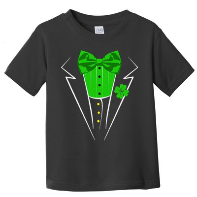 Saint Patrick's Day Irish Funny Tuxedo Costume Pub Toddler T-Shirt