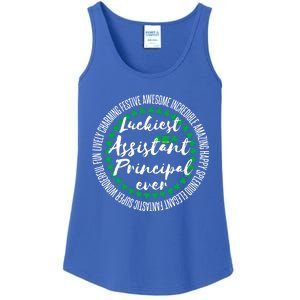 St Patricks Day Luckiest Assistant Principal Cute Gift Ladies Essential Tank