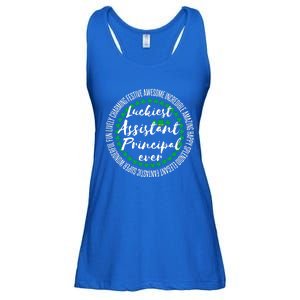 St Patricks Day Luckiest Assistant Principal Cute Gift Ladies Essential Flowy Tank