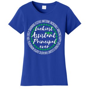 St Patricks Day Luckiest Assistant Principal Cute Gift Women's T-Shirt