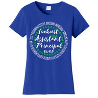 St Patricks Day Luckiest Assistant Principal Cute Gift Women's T-Shirt