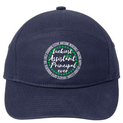 St Patricks Day Luckiest Assistant Principal Cute Gift 7-Panel Snapback Hat