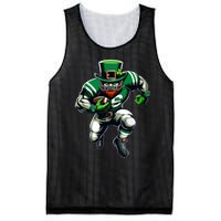 St Patricks Day Leprechaun Football Player Irish Mesh Reversible Basketball Jersey Tank