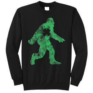 St Patricks Day Bigfoot Irish Sasqautch Saint Paddy's Gift Sweatshirt