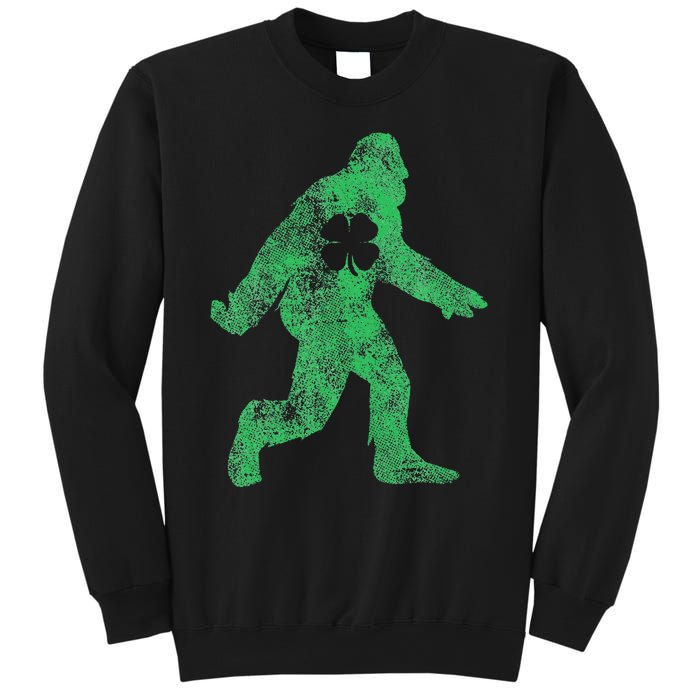 St Patricks Day Bigfoot Irish Sasqautch Saint Paddy's Gift Sweatshirt