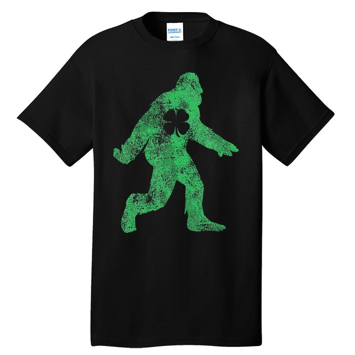 St Patricks Day Bigfoot Irish Sasqautch Saint Paddy's Gift Tall T-Shirt