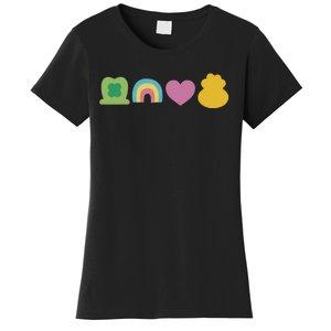 St Patricks Day Lucky Charm Pot Gold Irish Shamrock Rainbow Women's T-Shirt