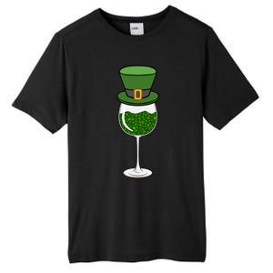 St Patricks Day Ing Wine Er Paddys Day Gift Tall Fusion ChromaSoft Performance T-Shirt