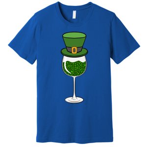 St Patricks Day Ing Wine Er Paddys Day Gift Premium T-Shirt