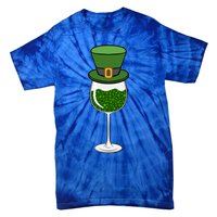 St Patricks Day Ing Wine Er Paddys Day Gift Tie-Dye T-Shirt