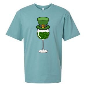 St Patricks Day Ing Wine Er Paddys Day Gift Sueded Cloud Jersey T-Shirt