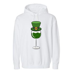 St Patricks Day Ing Wine Er Paddys Day Gift Garment-Dyed Fleece Hoodie