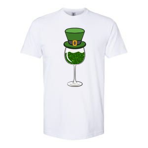 St Patricks Day Ing Wine Er Paddys Day Gift Softstyle CVC T-Shirt