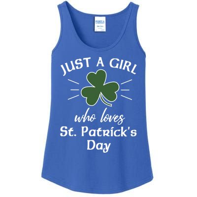 St Patricks Day Gift Just A Loves St Pats Gift Ladies Essential Tank