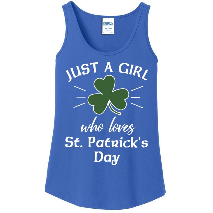 St Patricks Day Gift Just A Loves St Pats Gift Ladies Essential Tank