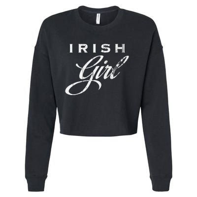 Saint Patrick's Day Irish Heritage Cropped Pullover Crew