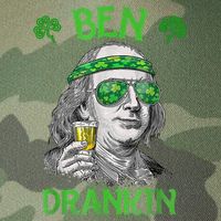 St Patricks Day, Ben Drankin, Funny St Patricks Day, St Patricks Day Drinking Legacy Tie Dye Trucker Hat