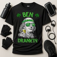 St Patricks Day, Ben Drankin, Funny St Patricks Day, St Patricks Day Drinking Performance Shirt