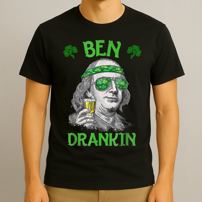 St Patricks Day, Ben Drankin, Funny St Patricks Day, St Patricks Day Drinking T-Shirt