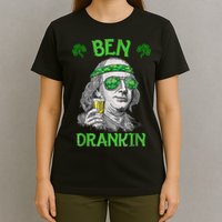 St Patricks Day, Ben Drankin, Funny St Patricks Day, St Patricks Day Drinking T-Shirt