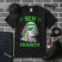 St Patricks Day, Ben Drankin, Funny St Patricks Day, St Patricks Day Drinking Tall T-Shirt