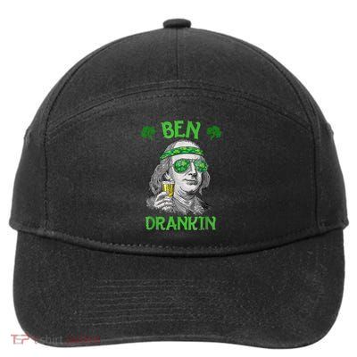 St Patricks Day, Ben Drankin, Funny St Patricks Day, St Patricks Day Drinking 7-Panel Snapback Hat