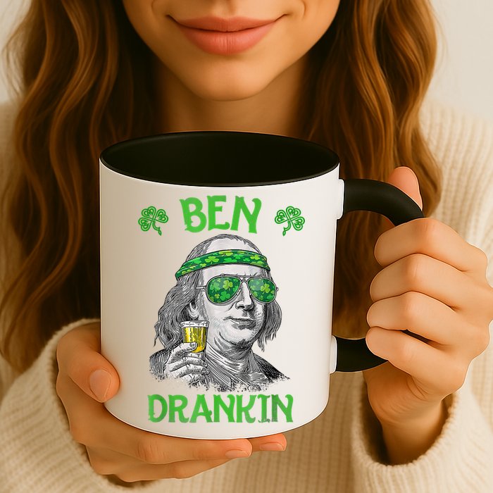 St Patricks Day, Ben Drankin, Funny St Patricks Day, St Patricks Day Drinking Mug