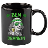 St Patricks Day, Ben Drankin, Funny St Patricks Day, St Patricks Day Drinking 11oz C Handle Ceramic Mug