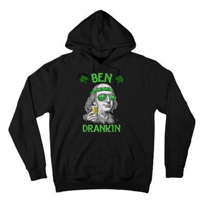 St Patricks Day, Ben Drankin, Funny St Patricks Day, St Patricks Day Drinking Tall Hoodie