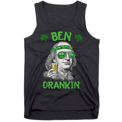 St Patricks Day, Ben Drankin, Funny St Patricks Day, St Patricks Day Drinking Tank Top