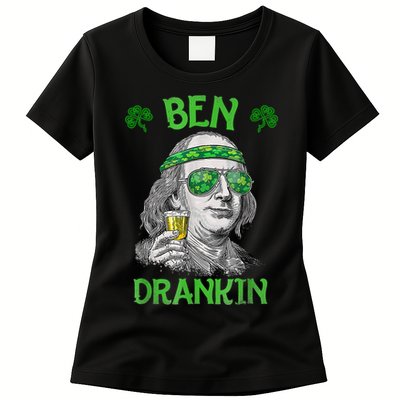 St Patricks Day, Ben Drankin, Funny St Patricks Day, St Patricks Day Drinking Womens T-Shirt