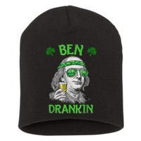 St Patricks Day, Ben Drankin, Funny St Patricks Day, St Patricks Day Drinking Short Acrylic Beanie
