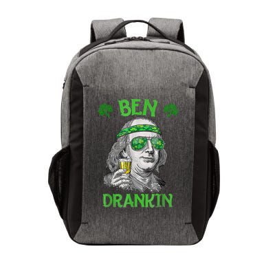 St Patricks Day, Ben Drankin, Funny St Patricks Day, St Patricks Day Drinking Vector Backpack